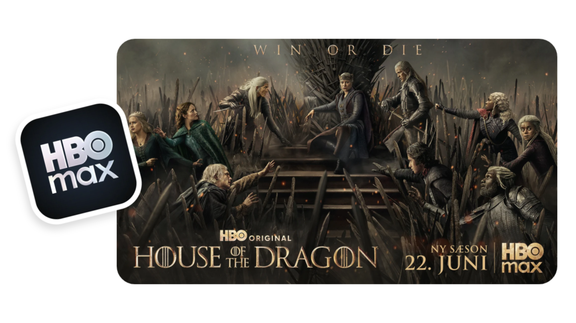 Allente, House of the Dragon, HBO Max, premiere d. 22 juni