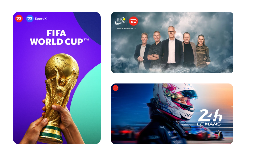 Allente, All Sport, TV 2, VM i fodbold, Tour de France, Le Mans