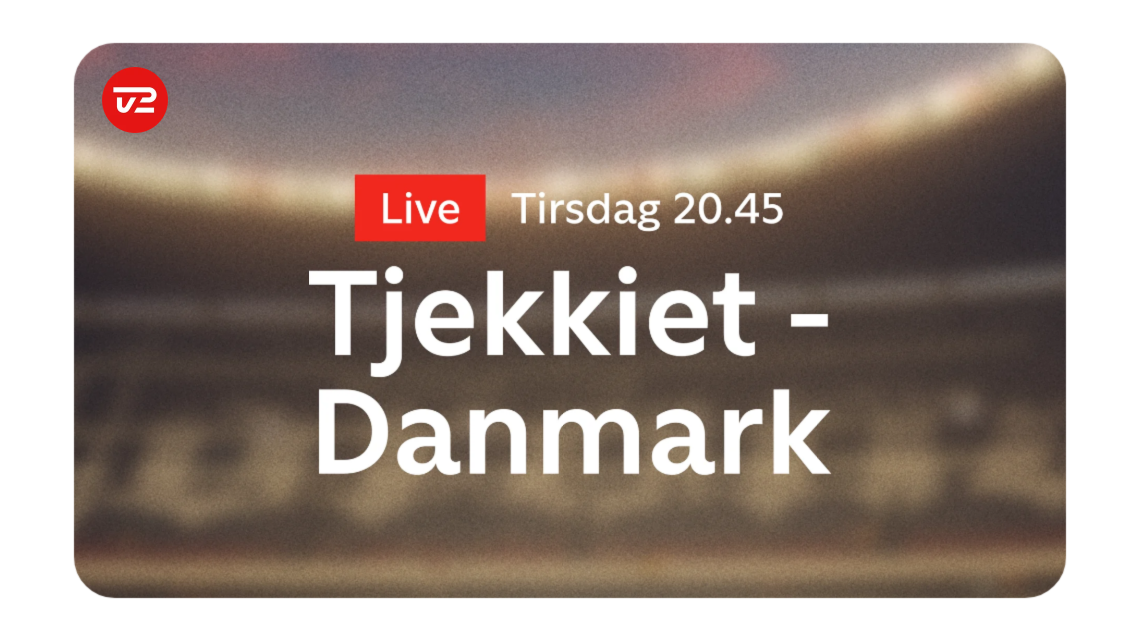Forside VM Kval Danmark Tjekkiet TV 2 Allente