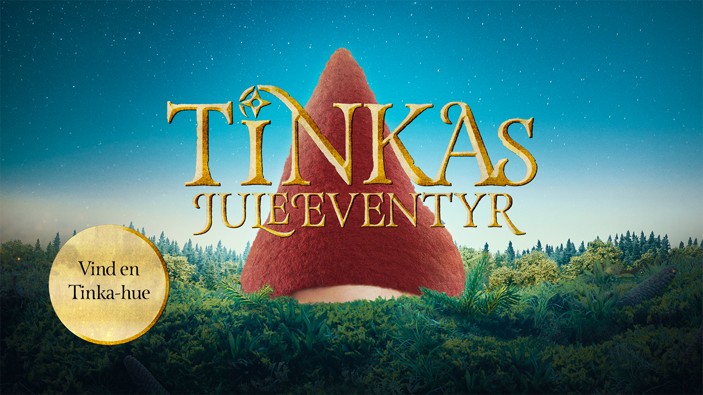 Plakat fra julekalenderen tinkas jule eventyr