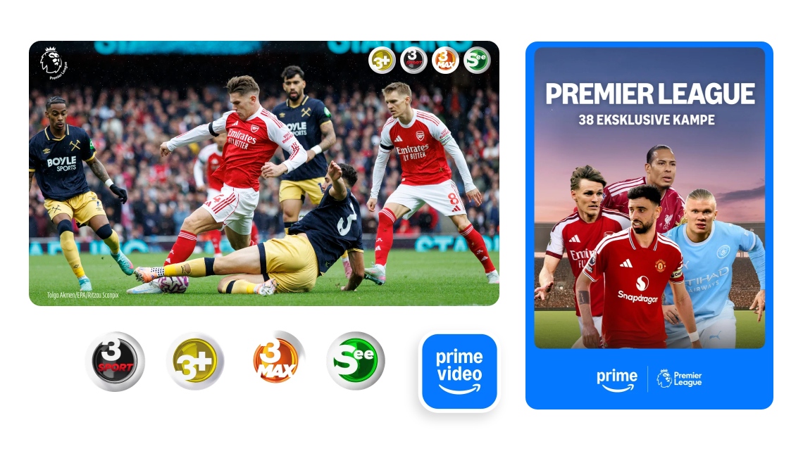 Allente, Premier League, Viaplay, Prime Video