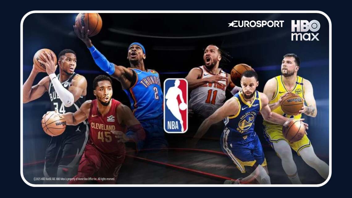 Med Sportkanaler får du adgang til Eurosport 1 og Eurosport 2, hvor du bl.a. kan se NBA, cykling, tennis og meget mere!