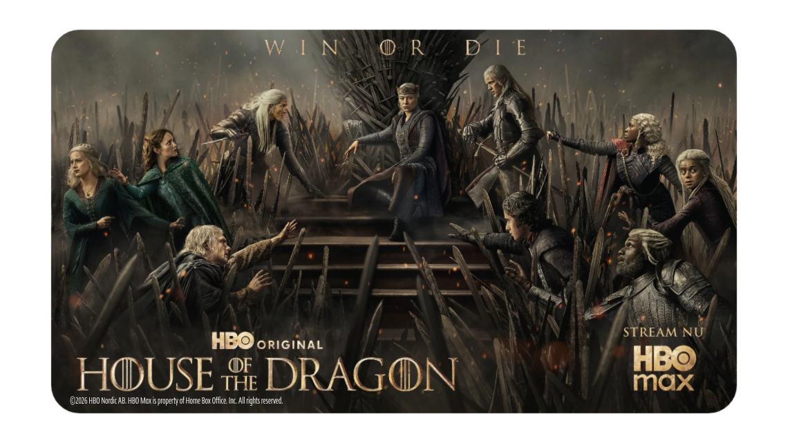 Allente, House of the Dragon sæson 3, HBO Max