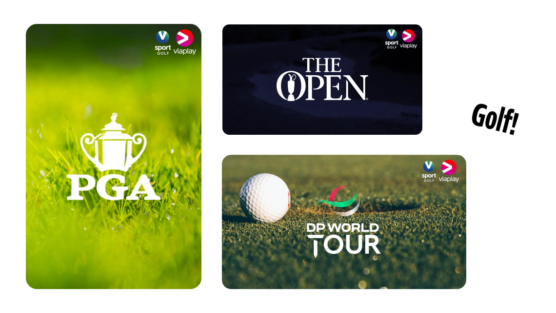 Allente V Sport Golf, PGA Championship, The Open, DP World Tour