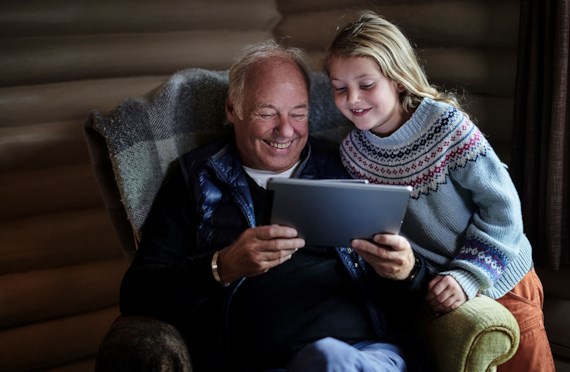 Filmhygge med familien på ferien