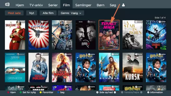 Filmleje på andre TV-bokse 3