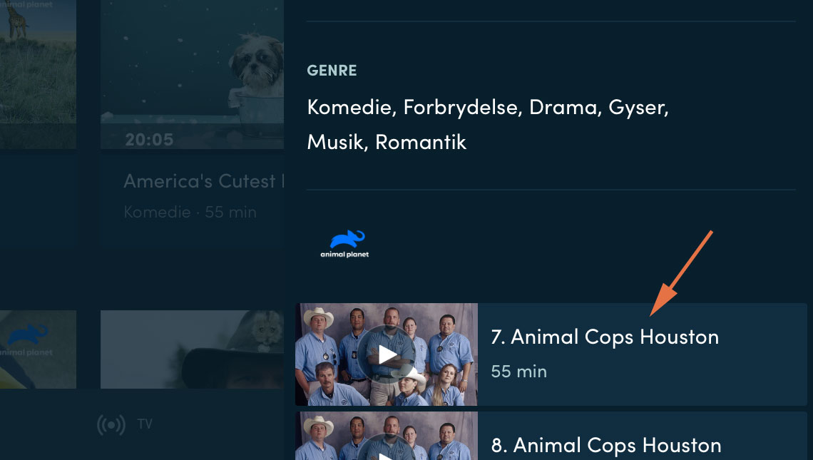 Ugearkiv på tablet 6
