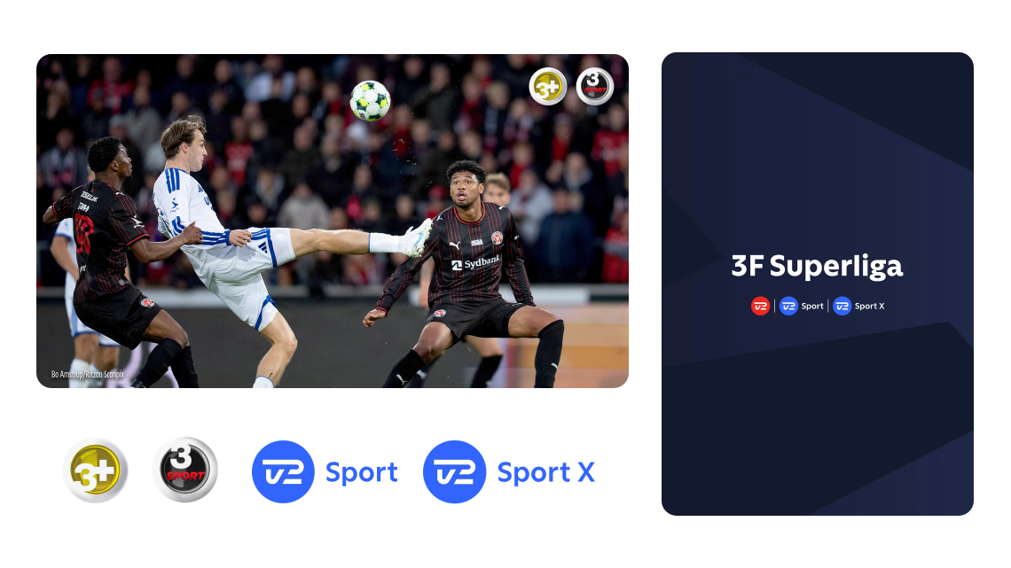 Allente 3F Superliga, Sportskanaler, Viaplay TV 2