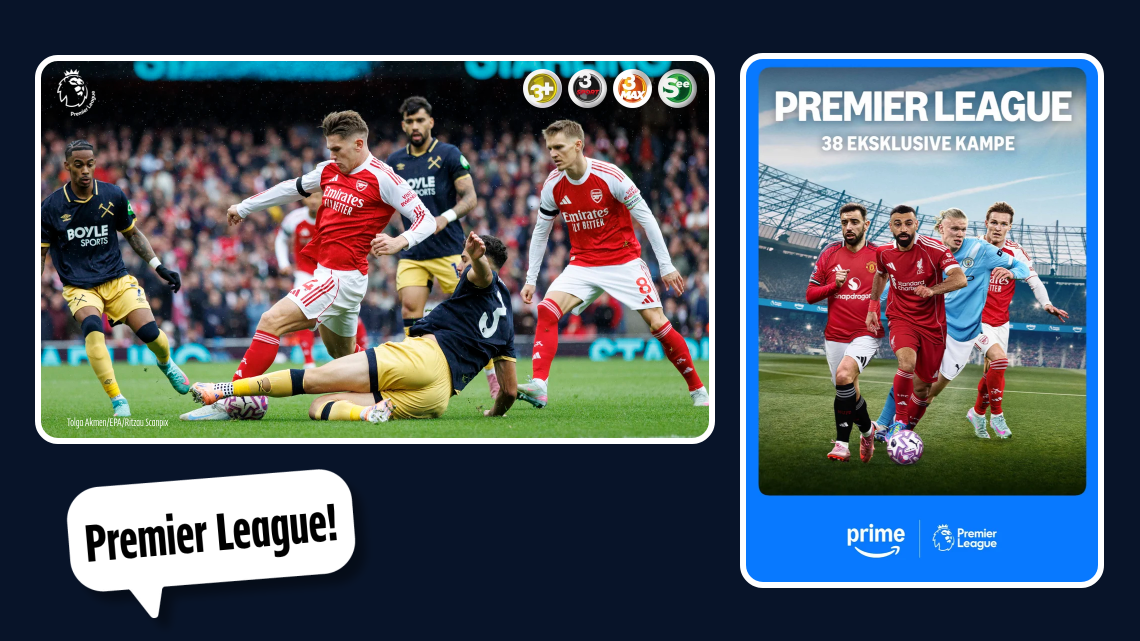 Premier League forside Viaplay Prime Video