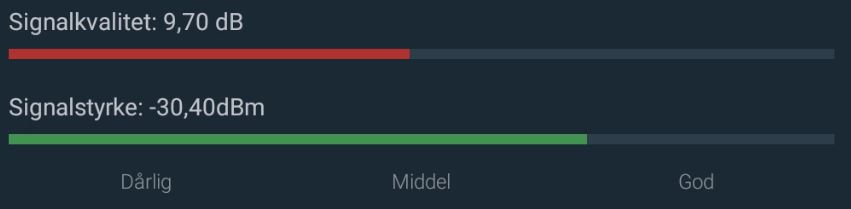 OnePlace signal bad kvalitet